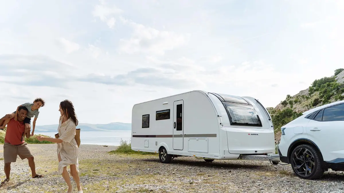 ADRIA ADORA Wohnwagen am Meer